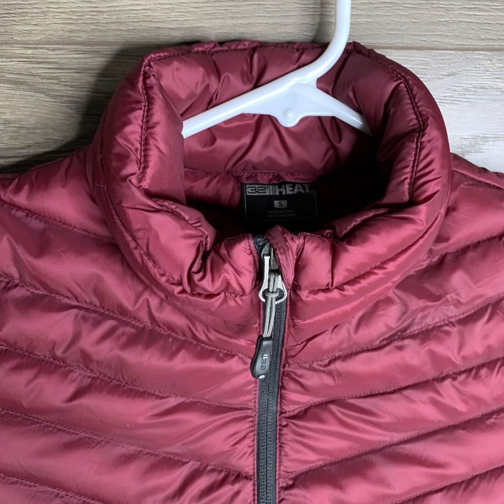 32 Degrees Heat Purple Quilted Womens size S Long Sleeve Jacket - Picture 5 of 11